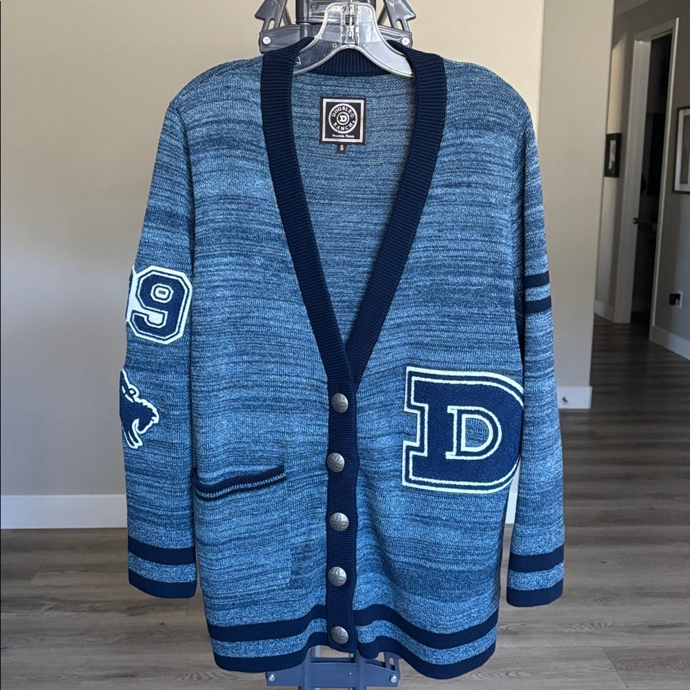 Double D Ranch A-TEAM Sweater with Letter and Number Patches (NWOT) - Picture 5 of 13